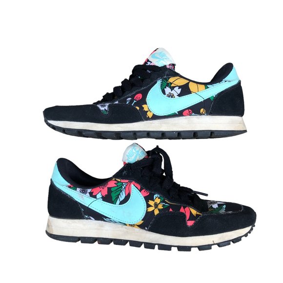RARE Nike Air Pegasus 83 Aloha Print Black Hawaii Size 7.5 - Picture 5 of 13